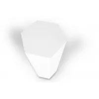 Hexagone socle, blanc, sur mesure
