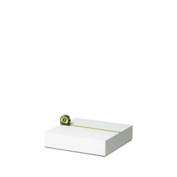 Socle pour magasin, blanc mat, 45 x 45 x 10 cm (lxLxh)