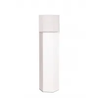 Hexagone socle, blanc, 30 x 100 cm