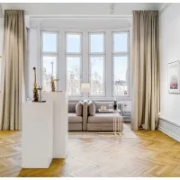 Socle MDF blanc satiné | Colonne blanc décorative | Pilier blanc