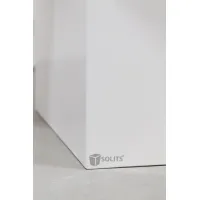 Socle MDF blanc satiné | Colonne blanc décorative | Pilier blanc