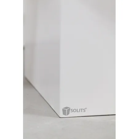 Socle MDF blanc brillant | Colonne blanc décorative | Pilier blanc