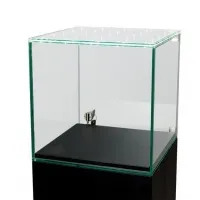Vitrine en verre LED intégré