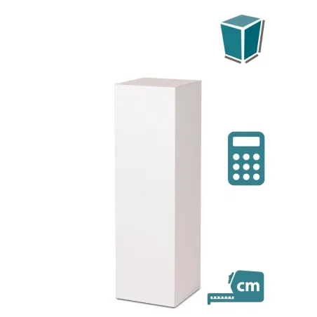 sokkels MDF blank overschilderbaar | zuilen MDF blank wit voorgegr