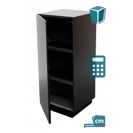 Socle armoire noir brillant Socle armoire noir brillant