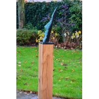 Socle bois de chêne | colonne de chêne | pilier de chêne