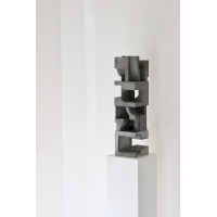 Socle MDF blanc satiné | Colonne blanc décorative | Pilier blanc