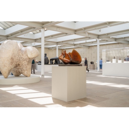 Socle MDF blanc satiné | Colonne blanc décorative | Pilier blanc