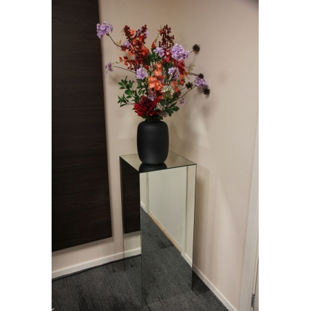 Socle miroir verre