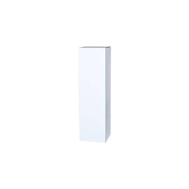 socle carton blanc, 30 x 30 x 60 cm (lxLxh)