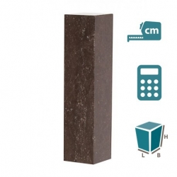 Socle pierre bleue belge dÃ©polie, sur mesure