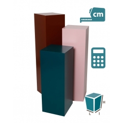 Socle MDF couleur brillante / | Colonne couleur décorative