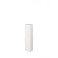 Socle MDF blanc satiné | Colonne blanc décorative | Pilier blanc