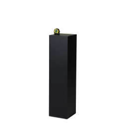 Socle MDF noir satiné / | Colonne noir décorative | Pilier noir